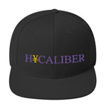 HYCALIBER EMBROIDERED SNAPBACK HAT PURP/YEL