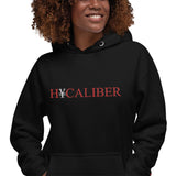HYCALIBER EMBROIDERED UNISEX PULLOVER HOODIE RED/WHT