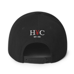 HYCALIBER EMBROIDERED SNAPBACK HAT WHT/RED
