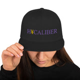 HYCALIBER EMBROIDERED SNAPBACK HAT PURP/YEL