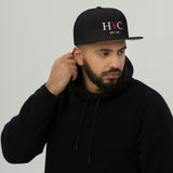 HYCALIBER HYC EMBROIDERED SNAPBACK HAT WHT/RED